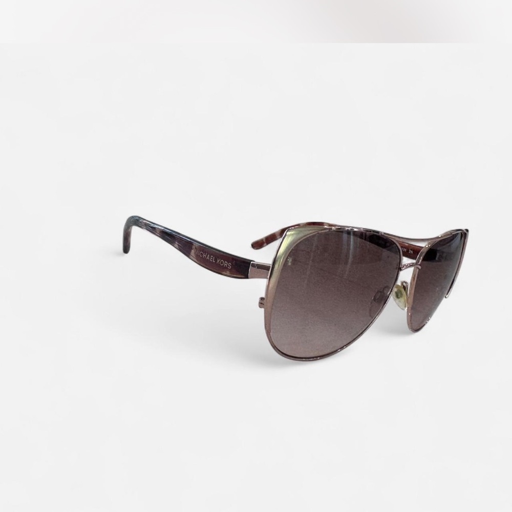 Michael Kors Dark Brown Aviator Sunglasses